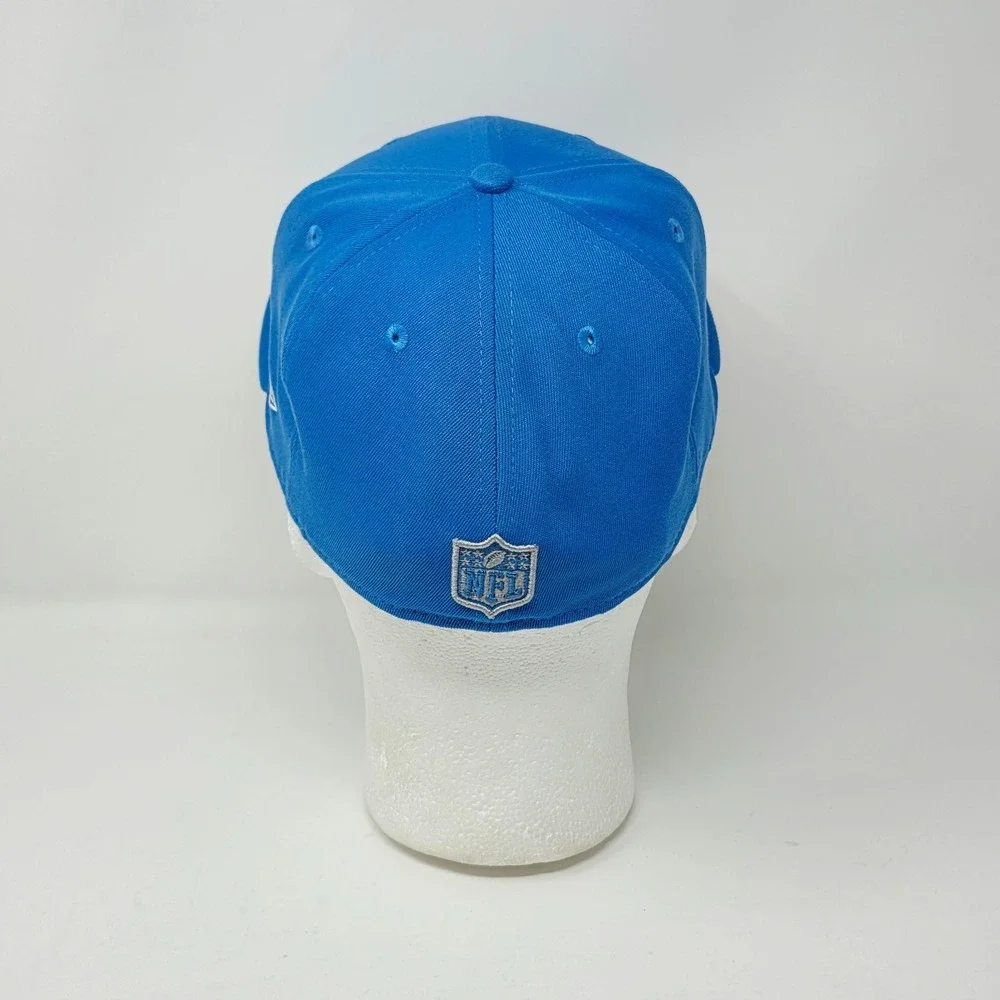 New Era 59FIFTY Detroit Lions Mens Size 7 3/8 Core Classic Logo Blue Hat Cap NFL